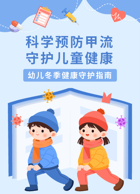 甲流预防公众号模板预览图